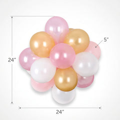 Pastel Sphere Latex Balloon Chandelier Kit