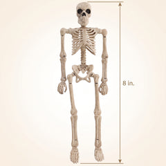 8-Inch Mini Skeleton Halloween Decoration