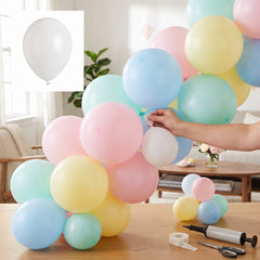 Pastel Assorted 5" Latex Balloons - Pack of 50