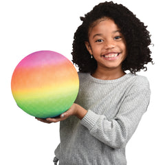 Rainbow Playground Balls/9 In - 12 Count
