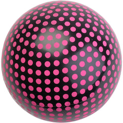 Neon Polka Dot Pvc Balls/5 In - 12 Count