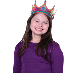 Adult Gold Foil Crowns - 12 Count