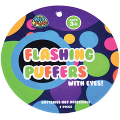 Flashing Puffer W/Eyes - 12 Count