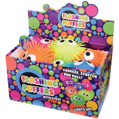 Flashing Puffer W/Eyes - 12 Count