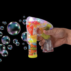 Flashing Bubble Gun/6 Per Pk - 6 Count