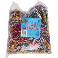 Metallic Bead Necklaces/6Mm (Sold By Gross) - 144 Count
