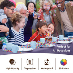 Premium Lavender Plastic Table Covers | 6 Pack - 54 In. x 108 In.