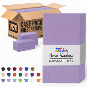Lavender Guest Towel Napkins | 1920 Count Case
