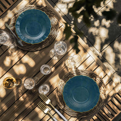 12 Oz. Peacock/Gold Petal Bowls | 120 Count