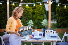 Silver Cutlery Caddy Combo - Floral