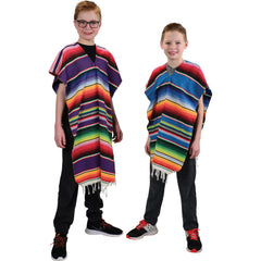 Colorful Economy Poncho/Adult