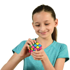 Neon Puzzle Cubes - 12 Count