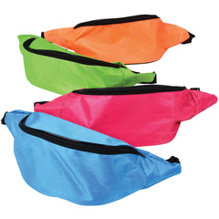 Neon Fanny Packs - 12 Count