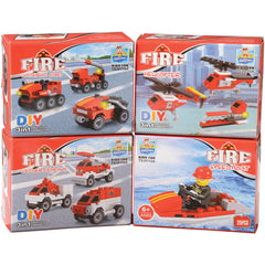 Fire Rescue Bricks/25 To 32-Pcs - 12 Count
