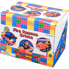 Fire Rescue Bricks/25 To 32-Pcs - 12 Count