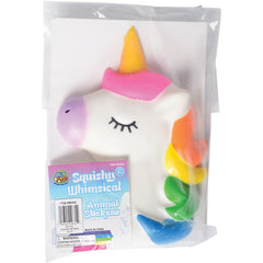 Squishy Whimsical Animal Stickers - 12 Count