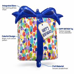 Stellar Birthday SuperShape Foil Balloon | 25" x 27"