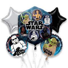 Star Wars Galaxy 23" Foil Balloon Bouquet - 5 Piece Set