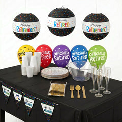 81 Pcs Retirement Party Kit | For 8 Guests