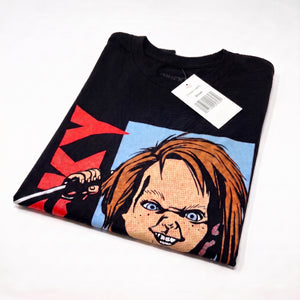 Chucky "Walking with Knife" Halloween T-Shirt - Adult S