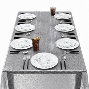 121 Pcs Silver Elegance Party Kit - For 20 Guests