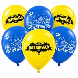 Batwheels 12" Latex Balloons for Kids' Birthday Parties