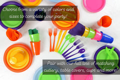 Purple Plastic Table Skirt - 168 in. x 29 in. | Case of 48