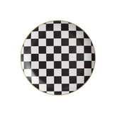 8 In. Earthtrends Checkered Design Plates | 20 Count