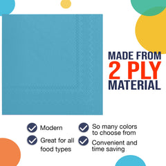Unleashed - Turquoise Luncheon Napkins - 50 Ct.