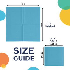 Unleashed - Turquoise Luncheon Napkins - 50 Ct.