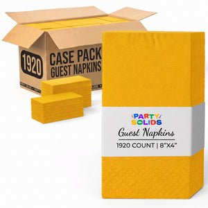 Yellow Guest Towel Napkins | 1920 Count Case