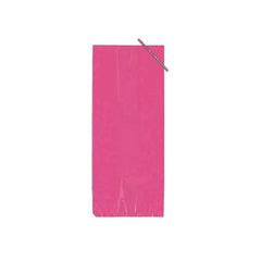 4in. x 9in. Cerise Poly Bags (48)