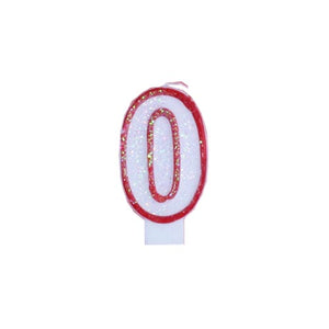 3 In. 0 Birthday Candle