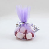 9 In. Lavender Scalloped Edge Organza Bag Doilies | 25 Count