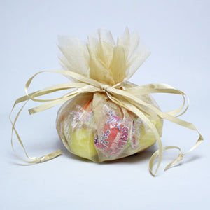 Gold Small Flower Edge Organza Pouch (12)