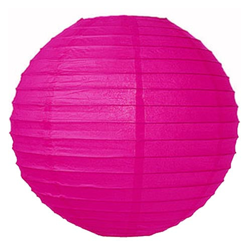 18in. Cerise Green Paper Lanterns