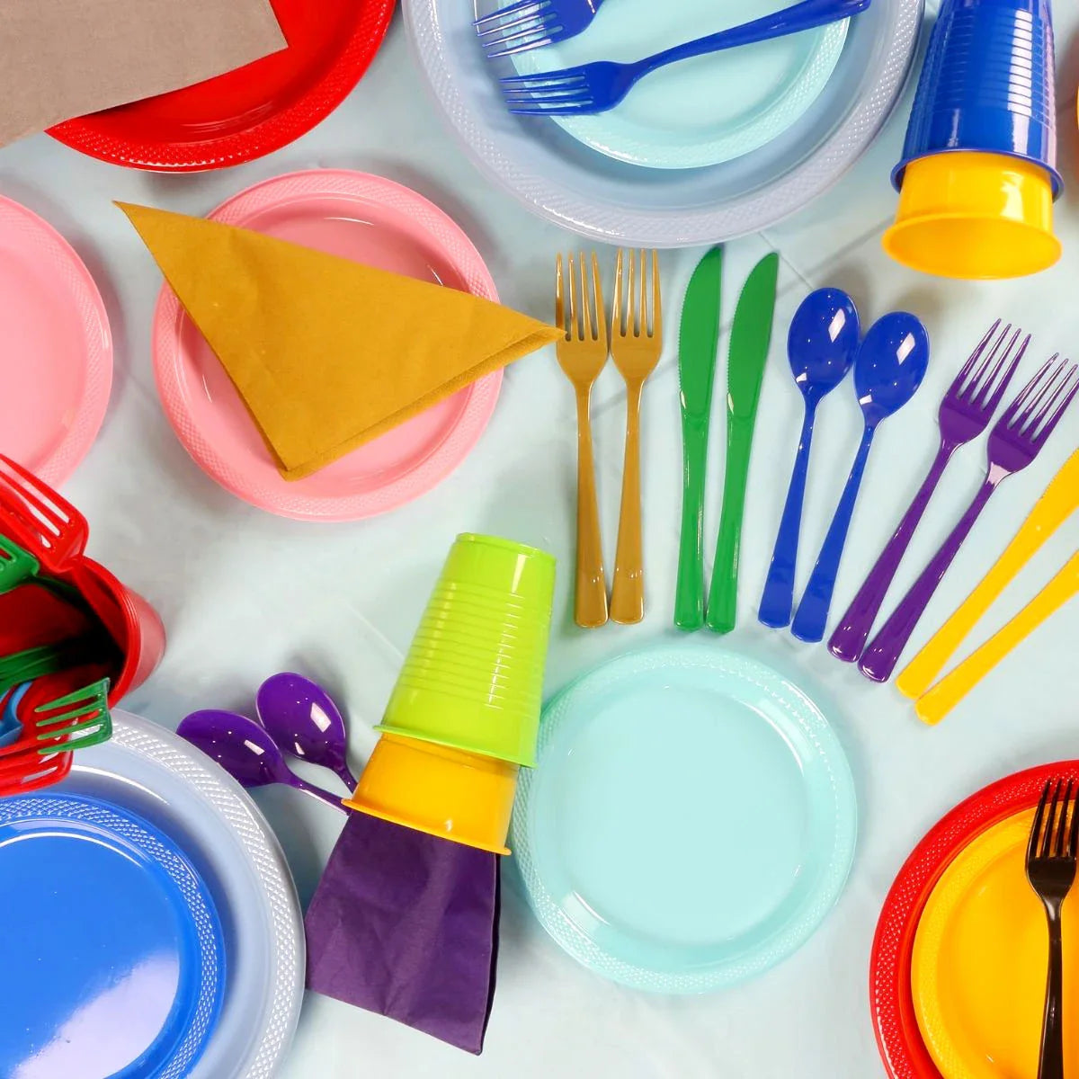 solid color tableware