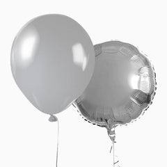 Silver Balloons – Sleek, Elegant & Metallic Balloon Decor for Any Event