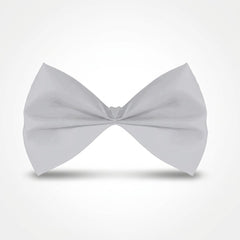 Silver Bow Tie Costume Accessory