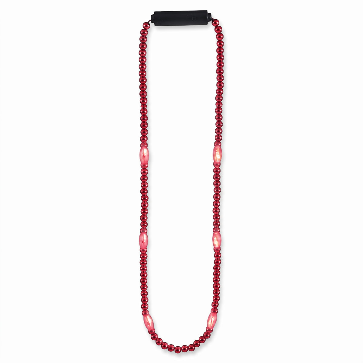 Red Light-Up Bead Necklace