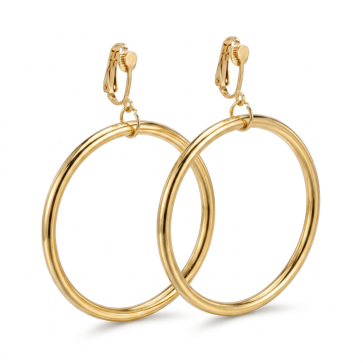 Jumbo Gold Pirate Hoop Earrings