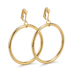 Jumbo Gold Pirate Hoop Earrings
