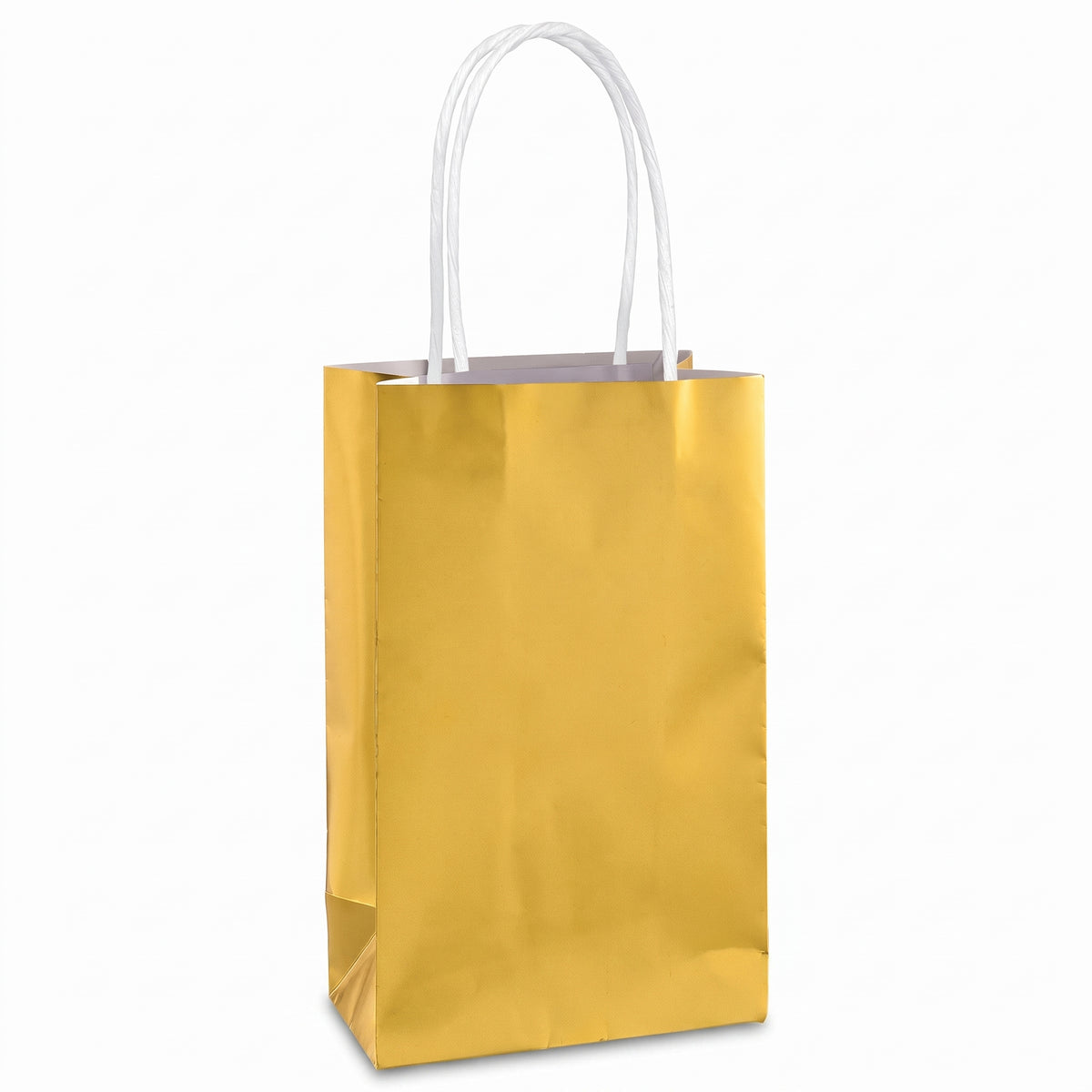 Extra Small Gold Paper Gift Bag - Perfect for Any Occasion