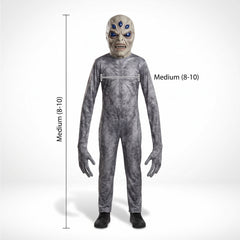 Kids' Alien Intruder Halloween Costume with Mask - Child M (8-10)