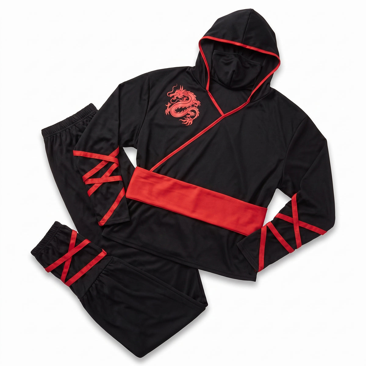 Ninja Assassin Men's Plus XXL Halloween Costume - Adult 2XL (48-52)
