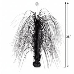 Black Metallic Spray Centerpiece - 28 In.