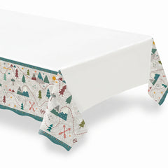 Wilderness Adventure Plastic Table Cover - 54x96 inches