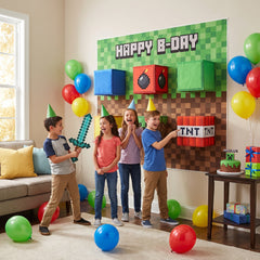 Pixel Party Deluxe Birthday Scene Setter Kit