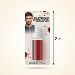 Blood Red Spray - Realistic Costume Accessory, 2 oz