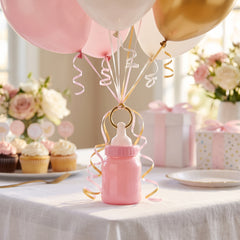 Pink Baby Bottle Balloon Weight